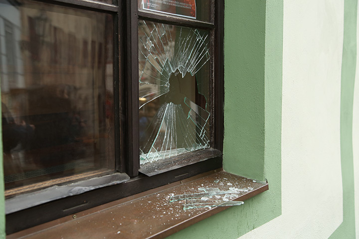 A2B Glass are able to board up broken windows while they are being repaired in Heckmondwike.